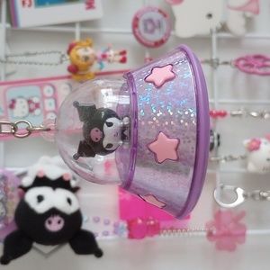 kuromi ufo keychain